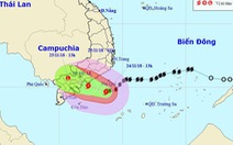 Bão cách TP.HCM 240km, tối nay 24-11 sẽ mưa lớn