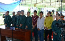 Thêm 9 bị cáo gây rối tại đội cảnh sát chữa cháy Phan Rí nhận án tù