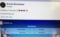 CĐV Philippines "chia buồn" trước với đội tuyển Việt Nam