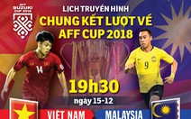 Lịch trực tiếp chung kết lượt về AFF Cup 2018: Chờ tin vui từ tuyển VN