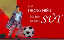 Trọng Hiếu hát ca khúc Sút, mừng Việt Nam vô địch AFF Cup 2018