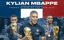 Mbappe nhận giải 'Cầu thủ xuất sắc nhất' nước Pháp 2018