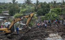 Núi rác sụp do mưa ở Mozambique, nhiều người thiệt mạng