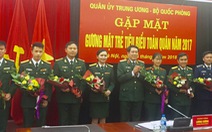 Mười gương mặt trẻ tiêu biểu toàn quân năm 2017