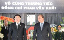 Thủ tướng Nguyễn Xuân Phúc đến viếng cố Thủ tướng Phan Văn Khải