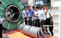 Xem người Nhật trình diễn công nghệ lót ống không đào đường