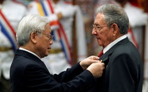 Chủ tịch Cuba Raul Castro đón, hội đàm với Tổng Bí thư Nguyễn Phú Trọng