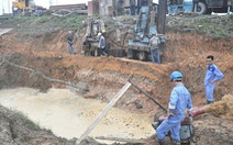 Thủ tướng yêu cầu kiểm tra thông tin đường ống nước sạch sông Đà bị rò rỉ