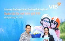 Gần 1.000 khách hàng trúng vàng khi gửi tiền tại VIB