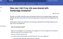 Công cụ giúp kiểm tra ngay ai là nạn nhân của Cambridge Analytica