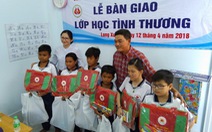 Khánh thành 'Lớp học tình thương' cho học sinh cơ nhỡ