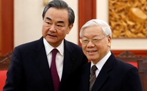 Tổng bí thư Nguyễn Phú Trọng tiếp Bộ trưởng Ngoại giao Vương Nghị