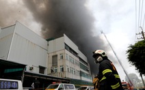 Cháy lớn tại nhà máy ở Đài Loan có nhiều lao động Việt Nam