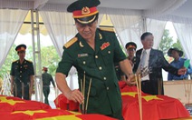 Truy điệu 21 hài cốt liệt sĩ Việt Nam hi sinh tại Lào