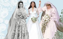 Video những chiếc váy cưới huyền thoại của hoàng gia châu Âu qua các thời đại