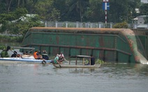 Tìm thấy thi thể thứ 3 vụ sà lan cát lật trên sông Đồng Nai