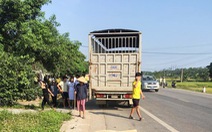 Thai phụ 9 tháng bị xe tải cán chết trên đường đến bệnh viện