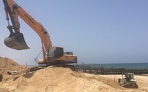 Israel xây đê 3 tầng trên biển ngăn dân Palestine ở Dải Gaza