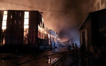 Cháy lớn tại KCN Vĩnh Lộc, huyện Bình Chánh
