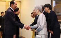 Nhà vua Nhật Bản dự tiệc kỷ niệm 45 năm quan hệ Việt - Nhật