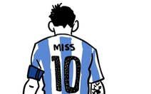 Đá hỏng penalty, Messi bị chế ảnh thành... Miss