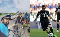 Thầy giáo Ấn Độ đạp xe 4.000km tới World Cup để được gặp Messi