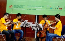 Nhóm nhạc Nhật chơi Diễm xưa cho bệnh nhân ung thư Đà Nẵng