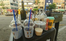Hàn Quốc thanh tra, xử phạt cửa hàng dùng ly nhựa một lần
