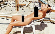 Người mẫu gây sốc vì chụp nude ở Bức tường Than khóc Jerusalem