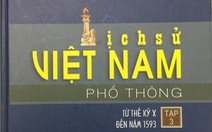 Tạm dừng phát hành bộ sách 'Lịch sử Việt Nam phổ thông'
