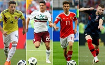 Top 20 cầu thủ đạt tốc độ nhanh nhất tại World Cup 2018