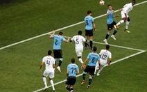 Đồ họa video bàn thắng của Varane trận Pháp thắng Uruguay