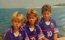 Trước trận bán kết, Hazard tiết lộ bức ảnh mặc áo tuyển Pháp thuở nhỏ
