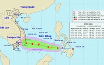 Áp thấp nhiệt đới di chuyển nhanh, tối 2-1 vào biển Đông