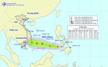 Áp thấp nhiệt đới có thể mạnh lên thành bão khi tới Trường Sa