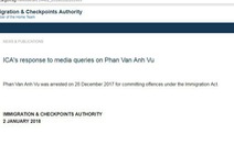 Một người tên Phan Van Anh Vu bị bắt tại Singapore