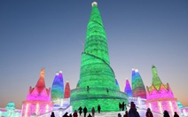 Sang Hàn Quốc và Trung Quốc vui lễ hội băng tuyết