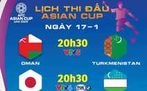 Lịch thi đấu Asian Cup ngày 17-1: Bảng E, F quyết định vé đi tiếp của Việt Nam