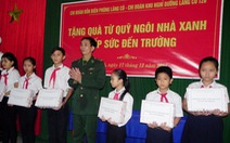 Ngôi nhà xanh khuyến học của chiến sĩ biên phòng