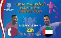 Lịch truyền hình Asian Cup ngày 29-1: chủ nhà UAE quyết chiến Qatar