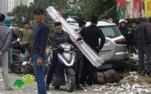 Xe hơi 4 chỗ tông liên hoàn vào taxi và xe máy, 2 người chết