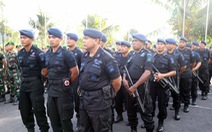 Hàng trăm cảnh sát và quân đội bảo vệ trận Indonesia - Việt Nam