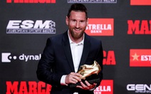 Messi lần thứ 6 đoạt Chiếc giày vàng châu Âu