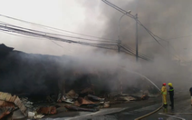 Thanh Hóa: Cháy lớn tại chợ Còng, hàng trăm ki ốt bị thiêu rụi