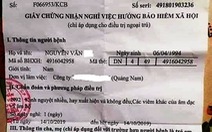 Nam thanh niên 'kinh nguyệt không đều, viêm âm đạo' trên giấy chứng nhận nghỉ ốm