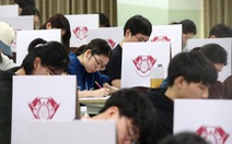 Hàn Quốc 'im ắng' chờ nửa triệu học sinh thi đại học