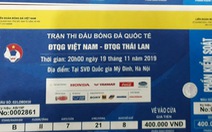 Phát hiện hơn 1.000 vé giả trận Việt Nam- Thái Lan