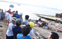 Hàng trăm người giải cứu tàu cá xa bờ mắc cạn suýt chìm