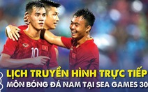 Lịch trực tiếp U22 Việt Nam và các đội ở bảng B SEA Games 2019