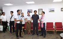 Các nhà báo Campuchia thích thú với Trung tâm báo chí TP.HCM